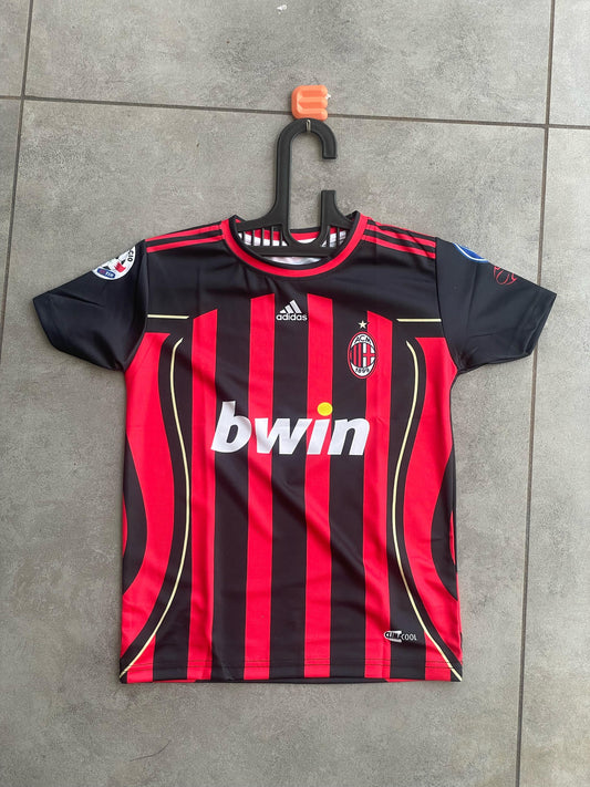 KIDS RETRO HALF SLEEV AC MILAN MALDINI-3