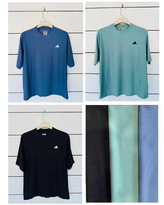 T SHIRT FIVE SLEEVE DENIM LYCRA