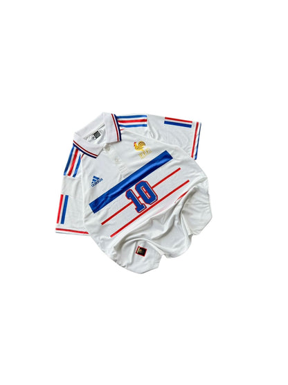 FRANCE ZIDANE 10 1998 RETRO KIT