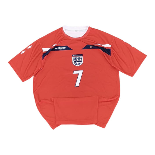 ENGLAND 2008 AWAY KIT BECKHAM 7
