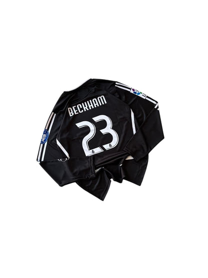 RETRO  REAL MADRID BECKHAM 23  2006 -07